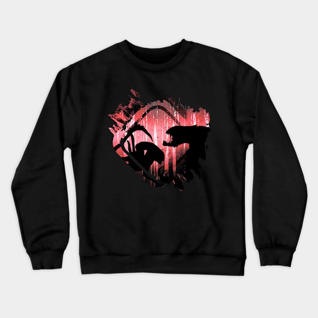 My Aliens Art Crewneck Sweatshirt by Silenceplace